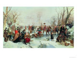 Winter's Day in St. James's Park Giclee Print by John Ritchie