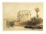 Hypaethral Temple at Philae, Bed of Pharaoh, Plate 65, Vol.II Egypt and Nubia, Engraved Haghe Lámina giclée por David Roberts Hypaethral Temple at Philae, Bed of Pharaoh, Plate 65, Vol.II Egypt and Nubia, Engraved Haghe Lámina giclée por David Roberts