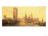 Westminster: Houses of Parliament, c.1860 Lámina giclée por David Roberts Westminster: Houses of Parliament, c.1860 Lámina giclée por David Roberts