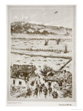 Attack on Hill 60, from The Year 1915: A Record of Notable Achievements and Events, 1915 Reproduction procédé giclée par Frederic Villiers