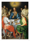 The Supper at Emmaus, 1525 Giclee Print by Jacopo da Carucci Pontormo