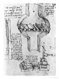 Manuscript E, 1513-14 reproduction procédé giclée par Leonardo da Vinci 