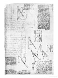 Codex Atlanticus, 1478-1518 reproduction procédé giclée par Leonardo da Vinci 