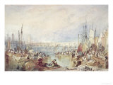 The Port of London Giclee Print by Joseph Mallord William Turner