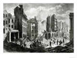 Construction of the Boulevard de Sebastopol Giclee Print by Felix Thorigny