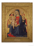 Madonna and Child with Angels, c.1467 Giclee Print by Bartolomeo Caporali