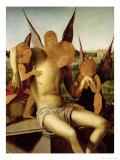 Christ Supported by Three Angels reproduction procédé giclée par Antonello da Messina 
