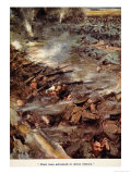 Their Men Advanced in Dense Masses', Told in the Huts: The YMCA Gift Book, c.1916 Giclee Print by Cyrus Cuneo
