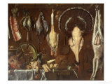 Still Life of a Butcher's Counter, 1621 Giclee Print by Jacopo da Empoli 