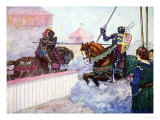 The Count Rode Again and Again at Edward, Our Island Story Marshall, Pub. Jack Ltd, London, 1905 Giclee Print by A.s. Forrest
