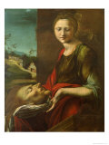 Salome with John the Baptist's Head, c.1512-16 reproduction procédé giclée par Alonso Berruguete