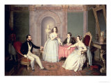 The Family of the Marquis Giuseppe Sigismondo Ala Lámina giclée por Francesco Hayez The Family of the Marquis Giuseppe Sigismondo Ala Lámina giclée por Francesco Hayez