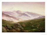 Reisenberg, the Mountains of the Giants, 1839 reproduction procédé giclée par Caspar David Friedrich