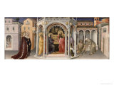 The Presentation in the Temple, from the Altarpiece of the Adoration of the Magi, 1423 reproduction procédé giclée par Gentile Da Fabriano
