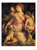 Charité reproduction procédé giclée par Francesco Salviati