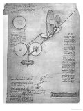 Sketch of a Rolling Mill, Codex Atlanticus, c.1500-10 Lámina giclée por Leonardo da Vinci Sketch of a Rolling Mill, Codex Atlanticus, c.1500-10 Lámina giclée por Leonardo da Vinci