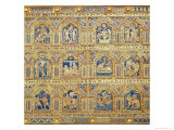 The Verdun Altar, Detail of Decorative Panels Depicting Biblical Scenes, 1181 Reproduction procédé giclée par Nicholas of Verdun 