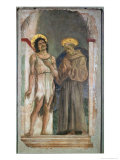 St. John the Baptist and St. Francis of Assisi ジクレープリント - ロブスティ・ヴェネチアーノ St. John the Baptist and St. Francis of Assisi ジクレープリント - ロブスティ・ヴェネチアーノ