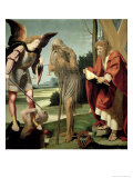 Ss. Michael, Andrew and Onuphrius Giclee-trykk av B. Suardi Bramantino