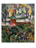 Landscape Near Troize-Sergiev, 1920 Lámina giclée por Aristarkh Vasilievic Lentulov