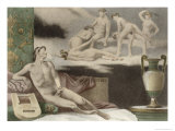 Ancient Times, Plate Xi from De Figuris Veneris by F.K Forberg, Engraved by Artist, 1900 Reproduction procédé giclée par Edouard-henri Avril