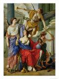 Allegory of the Regency of Anne of Austria Giclee Print by Laurent de La Hyre