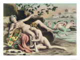 Ancient Times, Plate XIII from De Figuris Veneris by F.K Forberg, Engraved by the Artist, 1900 Reproduction procédé giclée par Edouard-henri Avril