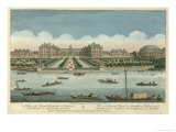 Royal Hospital at Chelsea and the Rotunda in Ranelaigh Gardens, Pub. by Robert Sayer, 1751 Giclee-trykk av Thomas Bowles Royal Hospital at Chelsea and the Rotunda in Ranelaigh Gardens, Pub. by Robert Sayer, 1751 Giclee-trykk av Thomas Bowles
