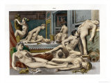 Ancient Times, from De Figuris Veneris by F.K Forberg, Engraved by the Artist, 1900 Lámina giclée por Edouard-henri Avril Ancient Times, from De Figuris Veneris by F.K Forberg, Engraved by the Artist, 1900 Lámina giclée por Edouard-henri Avril