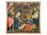 The Nativity with Ss. Michael and Dominic, 1470 Giclee Print by Fra Filippo Lippi
