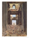 The Ruins of the Tuileries, 1871 Giclee Print by Jean-Louis Ernest Meissonier