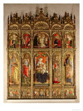 Madonna and Child with Saints, Polyptych, 1473 Giclee Print by Carlo Crivelli