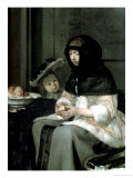 The Apple Peeler, 1660 Giclee Print by Gerard ter Borch