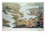 The Baltic Sea and Route of Fleet from Spithead to St. Petersburg, Pub.1855, Stannard and Dixonn Lámina giclée por Thomas Packer