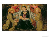 Madonna and Child with St. Francis and the Donor Fra Jacopo Da Montefalco reproduction procédé giclée par Benozzo di Lese di Sandro Gozzoli