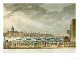 Lord Nelson's Funeral Procession, Greenwich to Whitehall, Engraved Clark and Marke, Pub.Orme 1806 reproduction procédé giclée par J.M.W. Turner