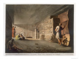 Subterranean Chamber Near the Pyramids at Geeza, Plate 9 'Views in Egypt', Engraved by T. Milton Giclee Print by Luigi Mayer