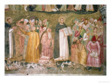 The Church Militant and Triumphant, Thomas and Peter Confuting the Heretics, Spanish Chapel,C.1369 reproduction procédé giclée par Andrea di Bonaiuto 