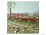 The Cheshire - Away from Tattenhall, 1912 Reproduction procédé giclée par Cecil Aldin
