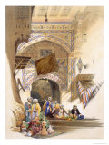 Gateway of a Bazaar, Grand Cairo, Pub. 1846 Giclee Print by A. Margaretta Burr
