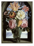 Still Life of Flowers in a Drinking Glass Giclee Print by Ambrosius The Elder Bosschaert