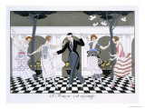 Love is Blind, Engraved by Henri Reidel, 1920 Giclee Print by Georges Barbier