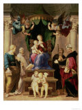 Madonna of the Baldacchino Giclee Print by Raphael 