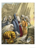 Noah's Sacrifice on Leaving the Ark, from a Bible Printed by Edward Gover, 1870's Giclee-trykk av Siegfried Detler Bendixen Noah's Sacrifice on Leaving the Ark, from a Bible Printed by Edward Gover, 1870's Giclee-trykk av Siegfried Detler Bendixen