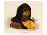 Stone Indian, 'Narrative of Journey to the Shores of the Polar Sea in the Years 1819-22' Franklin reproduction procédé giclée par George Back