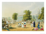 Bombay, from Volume I of Scenery, Costumes and Architecture of India, Engraved by R.G. Reeve Giclee Print by Captain Robert M. Grindlay