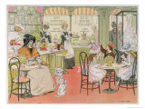 The Tea Shop, from The Book of Shops, 1899 Giclee-trykk av Francis Donkin Bedford The Tea Shop, from The Book of Shops, 1899 Giclee-trykk av Francis Donkin Bedford
