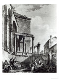 The Temple of Jupiter in the Palace of Diocletian Giclee Print by Robert Adam