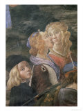 The Purification of the Leper and the Temptation of Christ, in the Sistine Chapel, 1481 Giclee Print by Sandro Botticelli