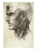 Study of a Male Head Giclee Print by Andrea del Sarto 